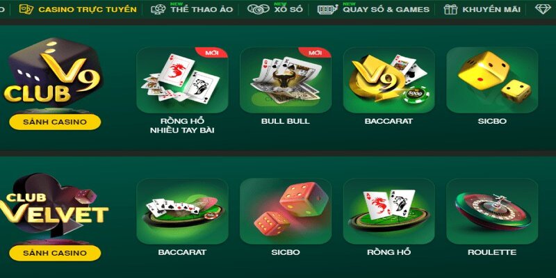 Tìm hiểu các thông tin quan trọng về hệ thống casino V9bet năm 2024