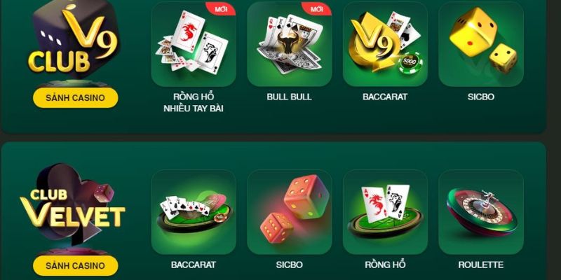 Giới thiệu nhà cái V9bet với đa dạng sản phẩm cá cược online 