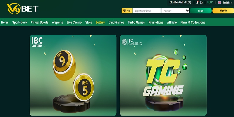 Truy cập website chính thống để vào sảnh Xổ số V9bet nhanh nhất